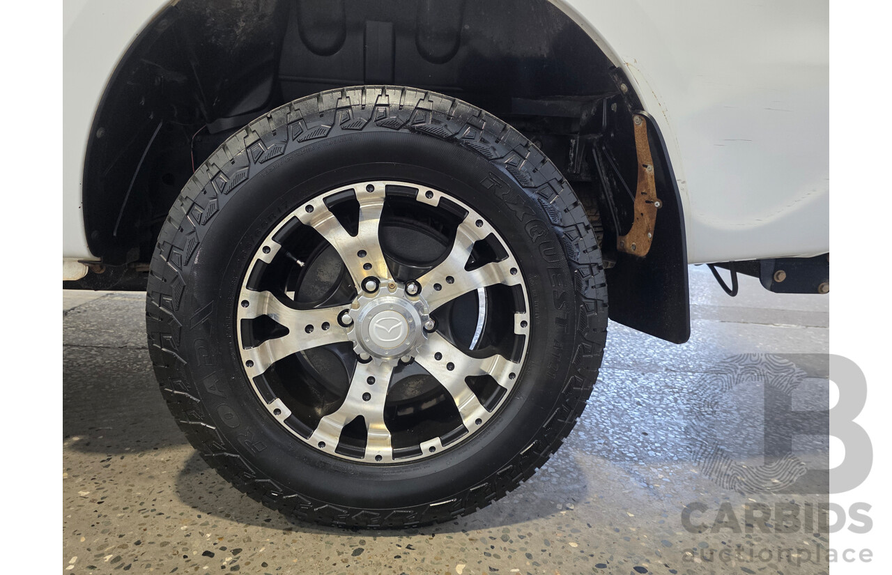 06/2012 Mazda Bt-50 XTR (4x4) Dual Cab Utility White 3.2L