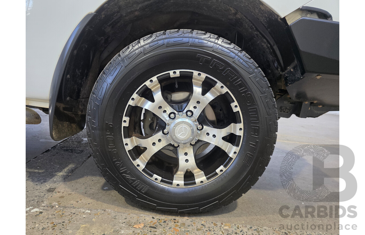 06/2012 Mazda Bt-50 XTR (4x4) Dual Cab Utility White 3.2L