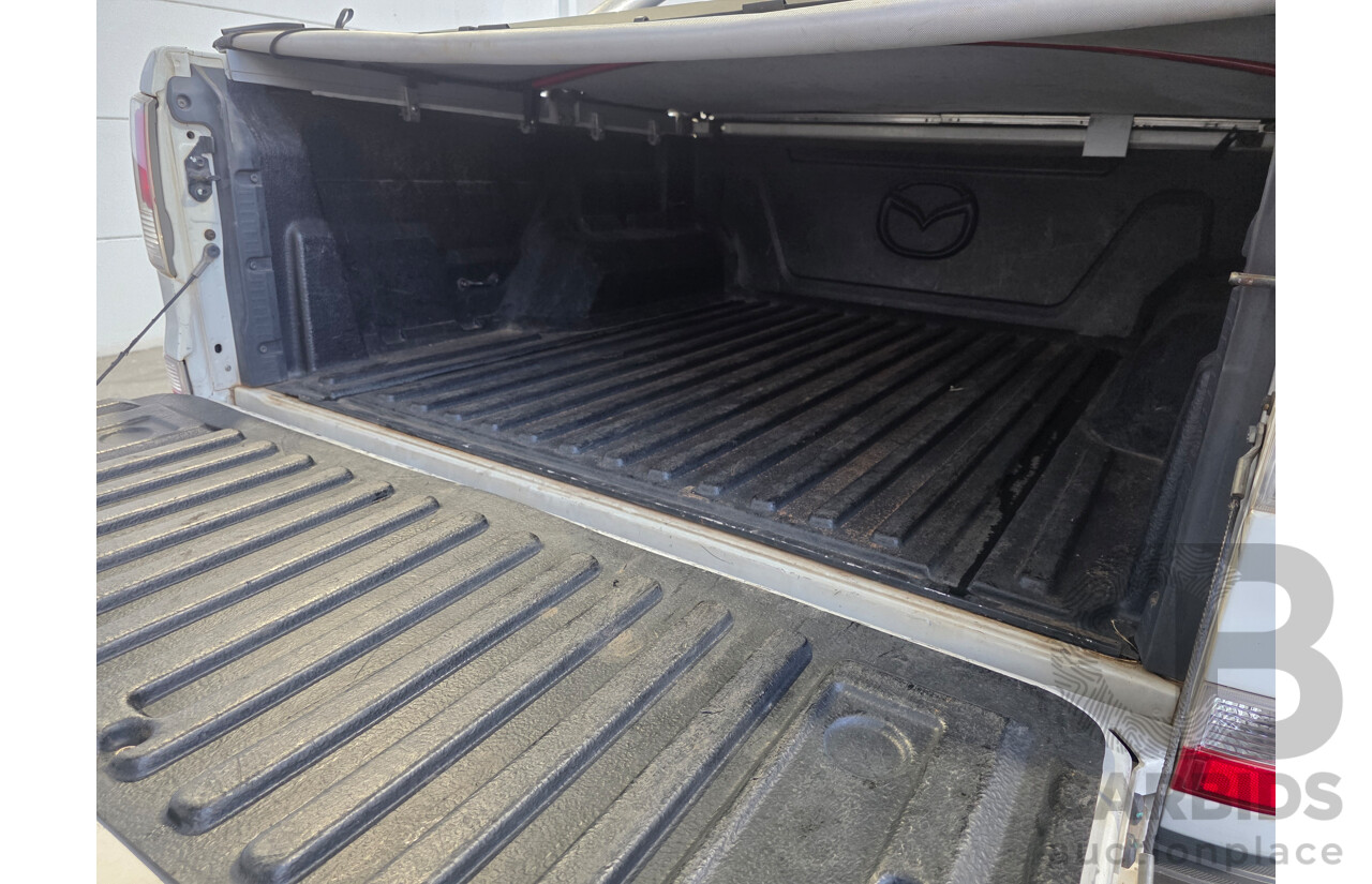 06/2012 Mazda Bt-50 XTR (4x4) Dual Cab Utility White 3.2L