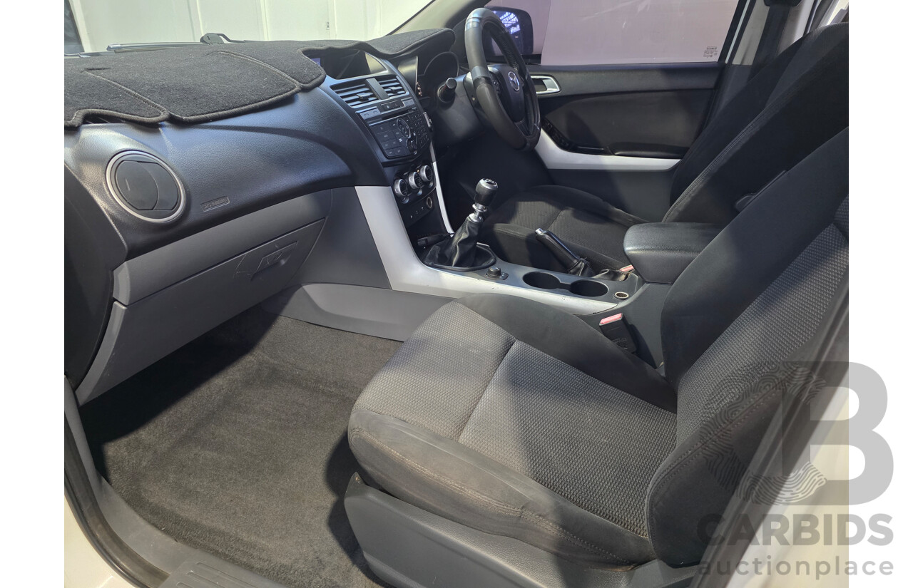 06/2012 Mazda Bt-50 XTR (4x4) Dual Cab Utility White 3.2L