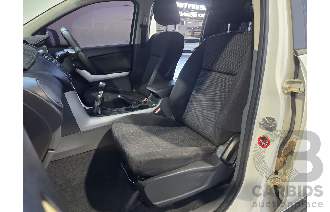 06/2012 Mazda Bt-50 XTR (4x4) Dual Cab Utility White 3.2L