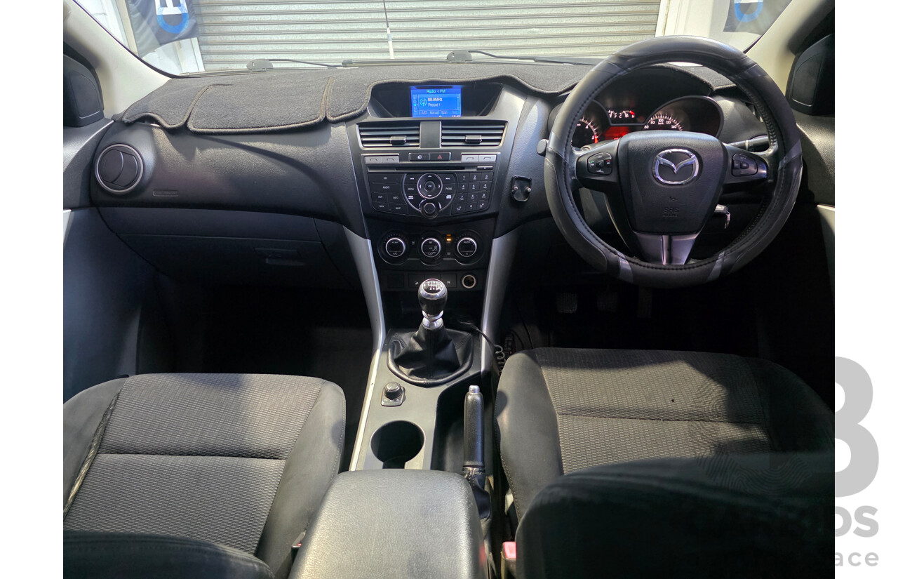 06/2012 Mazda Bt-50 XTR (4x4) Dual Cab Utility White 3.2L