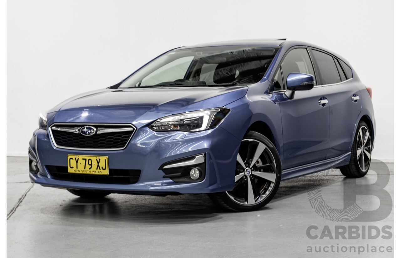 10/2017 Subaru Impreza 2.0i-S (AWD) MY18 5d Hatchback Quartz Blue Pearl 2.0L