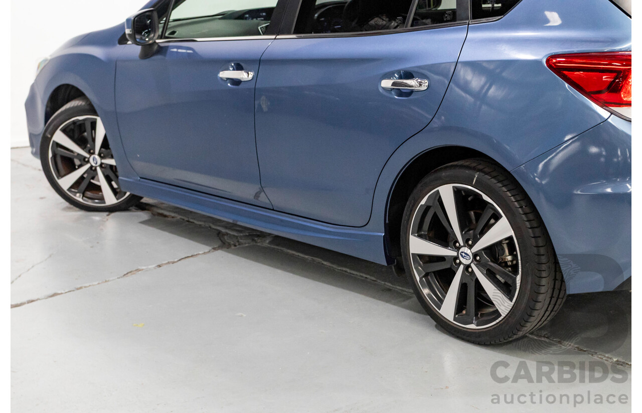 10/2017 Subaru Impreza 2.0i-S (AWD) MY18 5d Hatchback Quartz Blue Pearl 2.0L