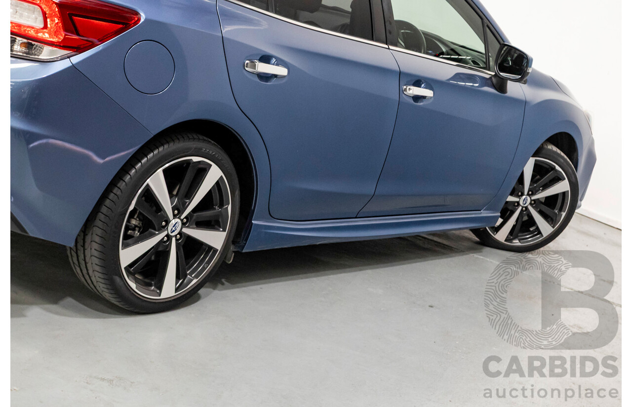 10/2017 Subaru Impreza 2.0i-S (AWD) MY18 5d Hatchback Quartz Blue Pearl 2.0L