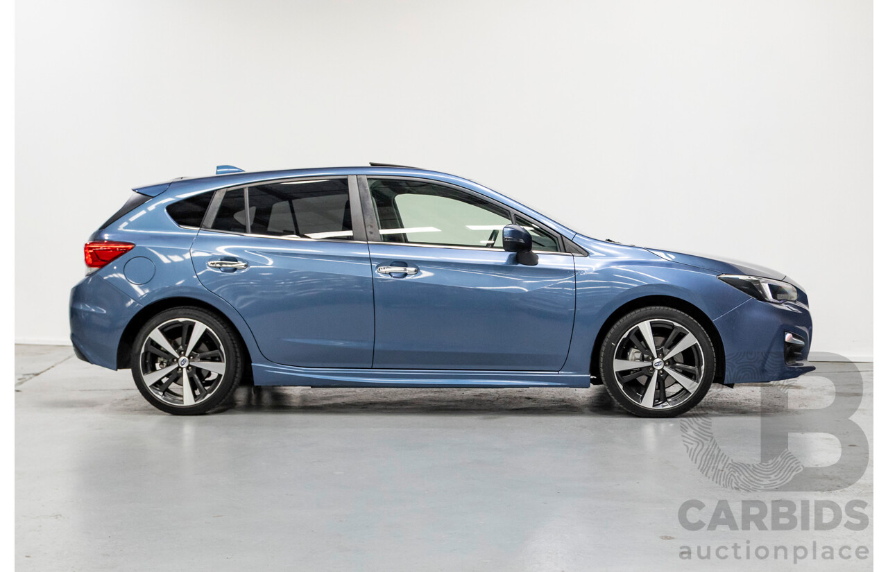 10/2017 Subaru Impreza 2.0i-S (AWD) MY18 5d Hatchback Quartz Blue Pearl 2.0L