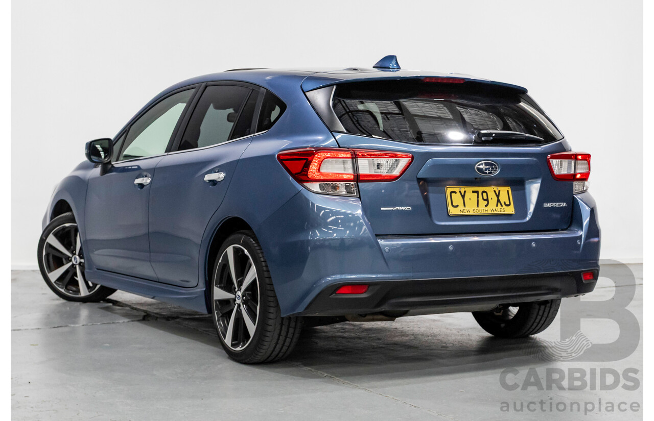 10/2017 Subaru Impreza 2.0i-S (AWD) MY18 5d Hatchback Quartz Blue Pearl 2.0L