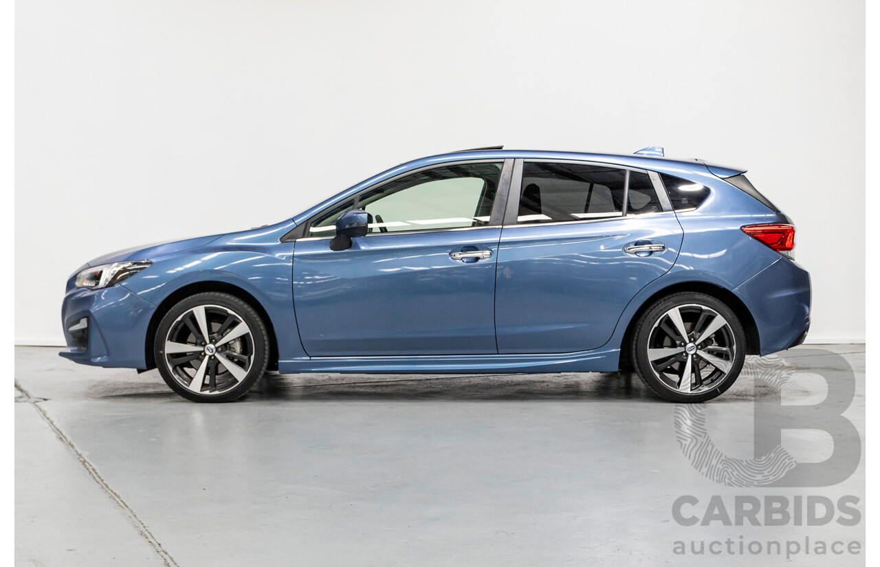 10/2017 Subaru Impreza 2.0i-S (AWD) MY18 5d Hatchback Quartz Blue Pearl 2.0L
