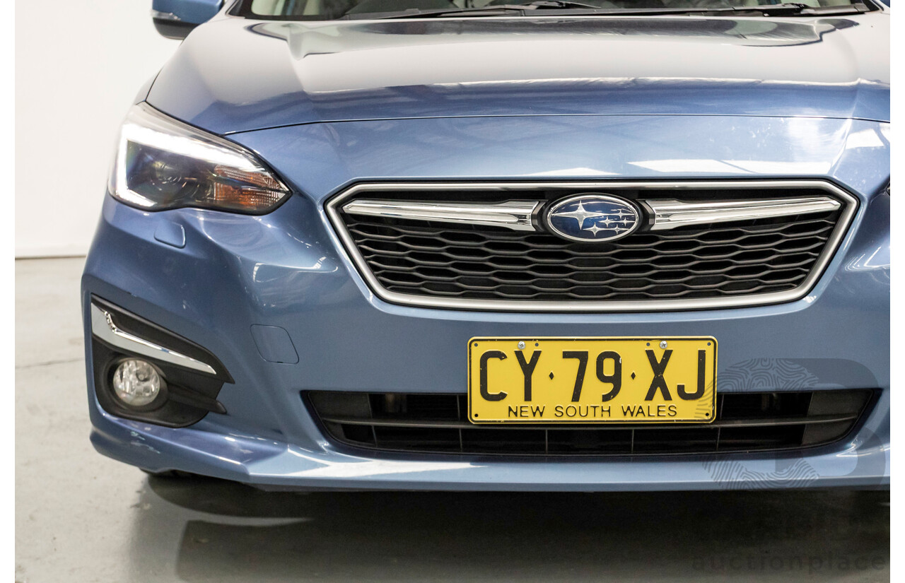 10/2017 Subaru Impreza 2.0i-S (AWD) MY18 5d Hatchback Quartz Blue Pearl 2.0L