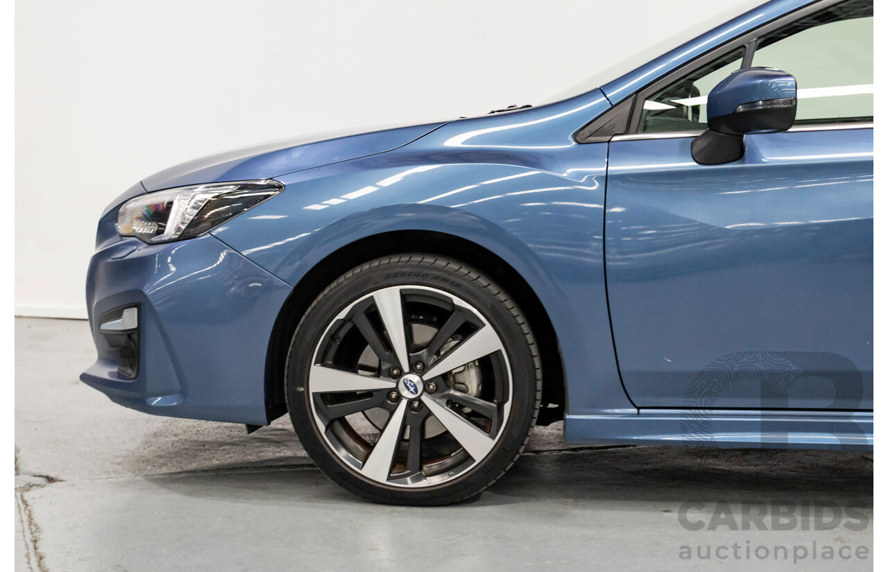 10/2017 Subaru Impreza 2.0i-S (AWD) MY18 5d Hatchback Quartz Blue Pearl 2.0L