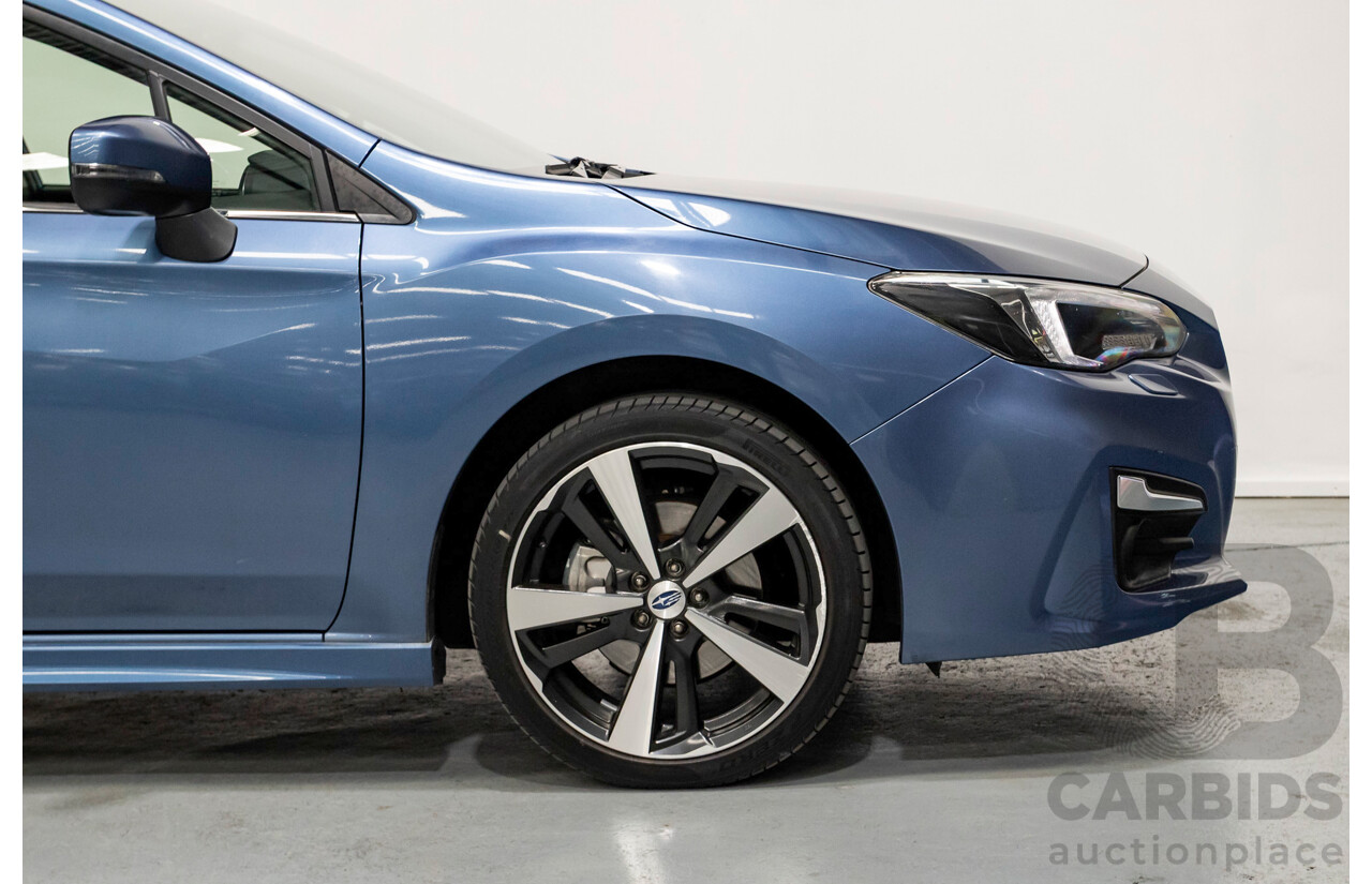10/2017 Subaru Impreza 2.0i-S (AWD) MY18 5d Hatchback Quartz Blue Pearl 2.0L