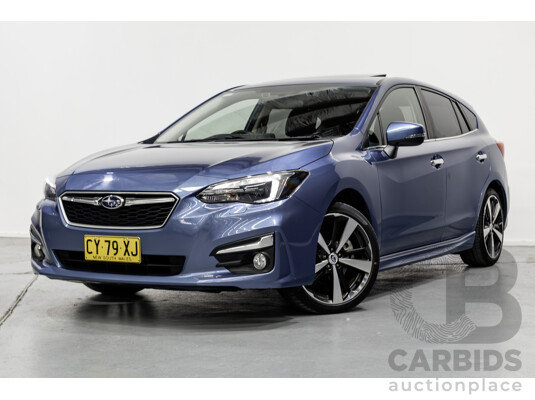 10/2017 Subaru Impreza 2.0i-S (AWD) MY18 5d Hatchback Quartz Blue Pearl 2.0L
