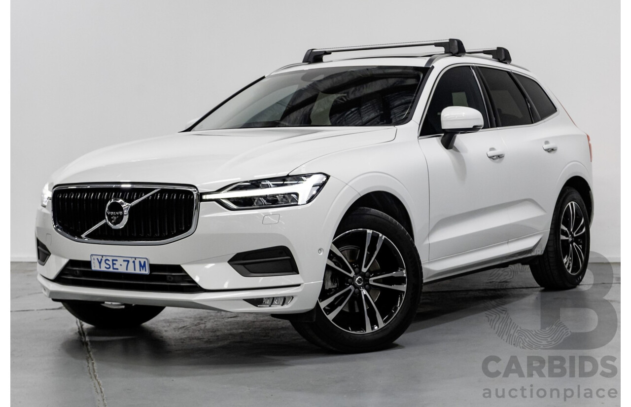 10/2018 Volvo XC60 D4 Momentum (AWD) 246 MY19 4d Wagon Ice White Twin Turbo Diesel 2.0L