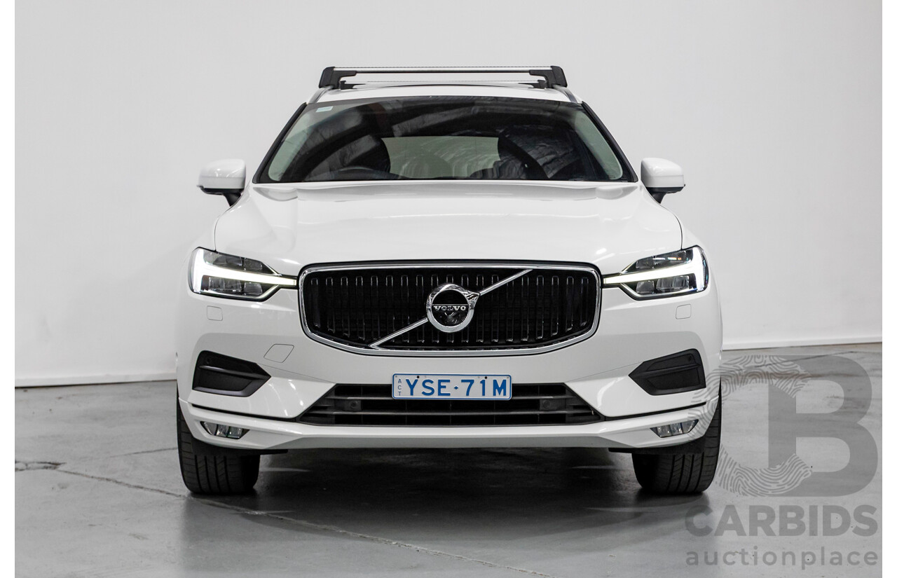 10/2018 Volvo XC60 D4 Momentum (AWD) 246 MY19 4d Wagon Ice White Twin Turbo Diesel 2.0L