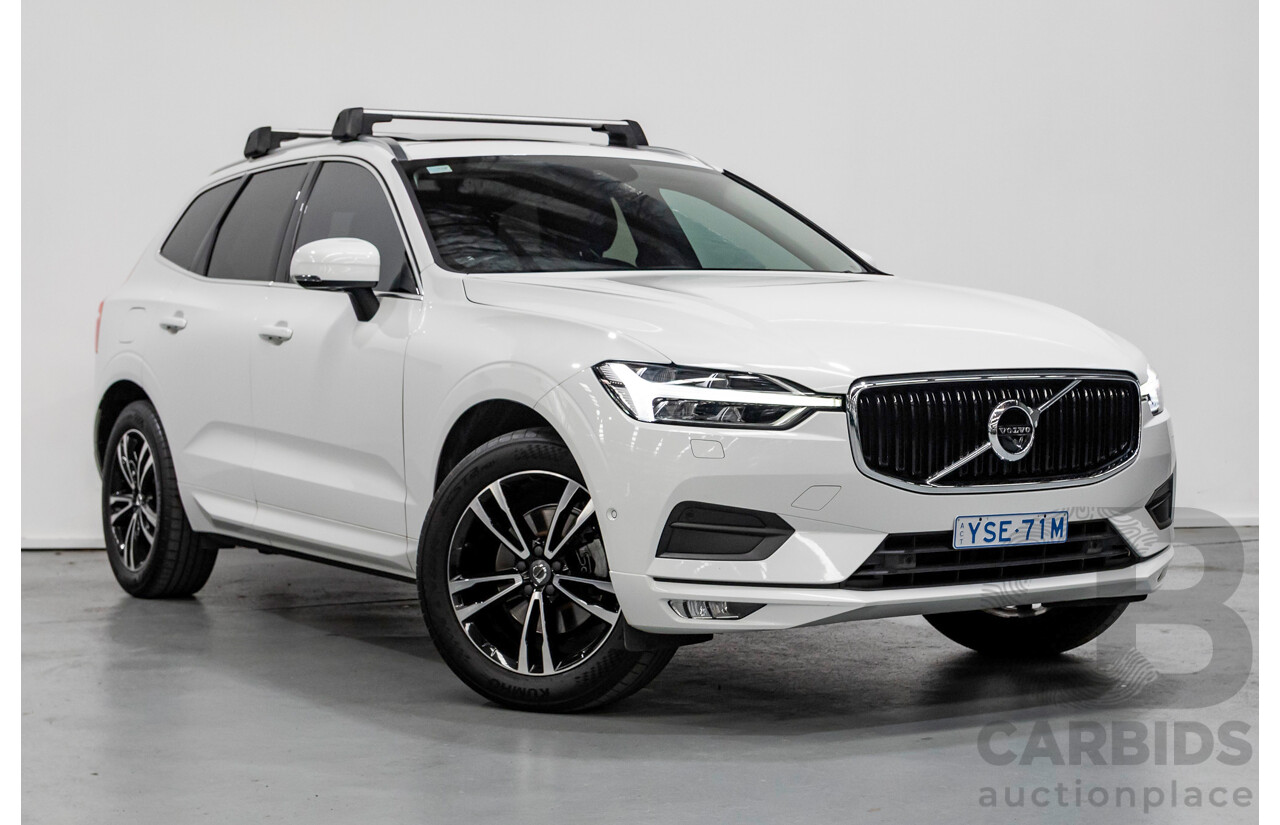 10/2018 Volvo XC60 D4 Momentum (AWD) 246 MY19 4d Wagon Ice White Twin Turbo Diesel 2.0L