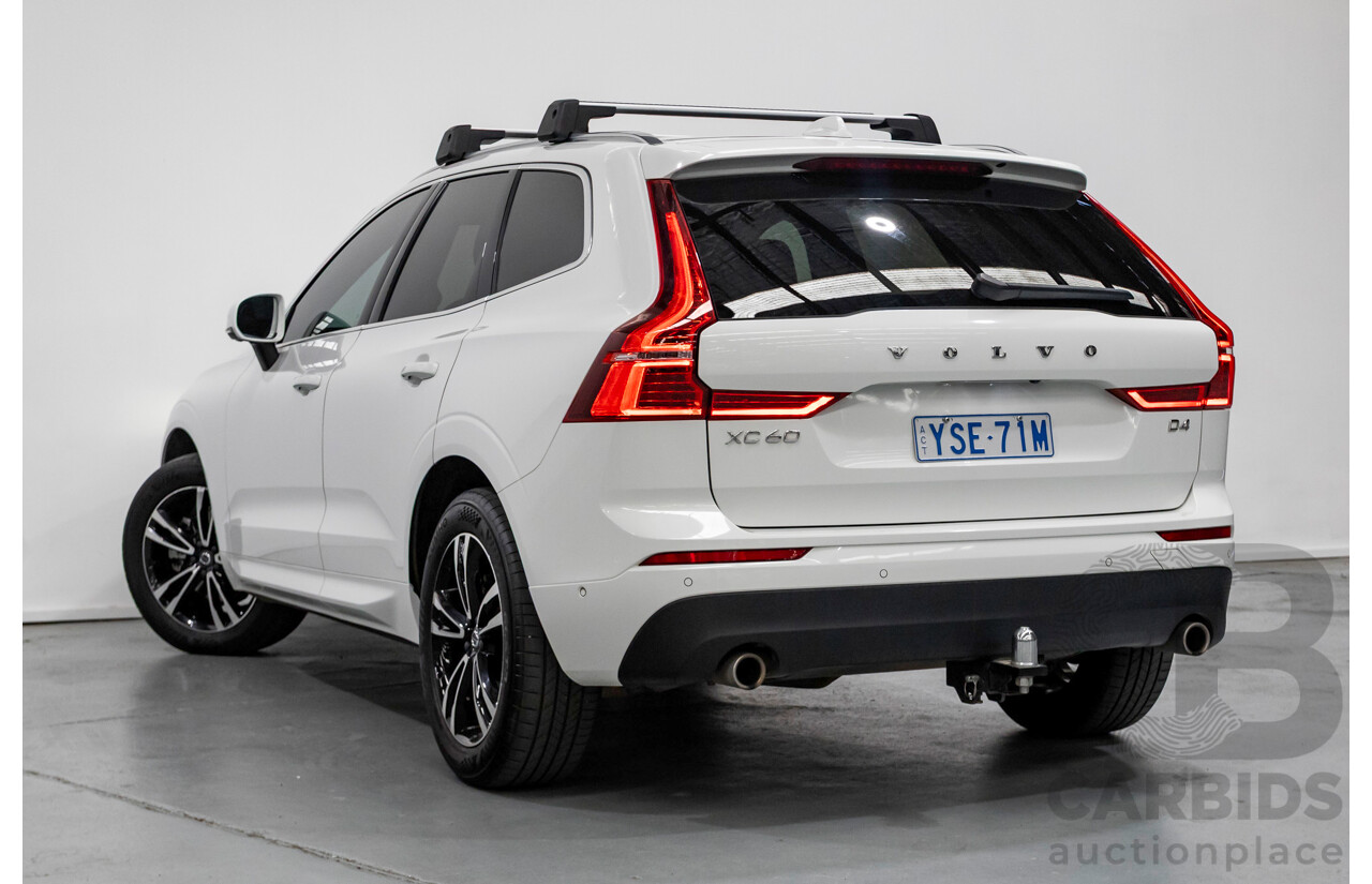 10/2018 Volvo XC60 D4 Momentum (AWD) 246 MY19 4d Wagon Ice White Twin Turbo Diesel 2.0L