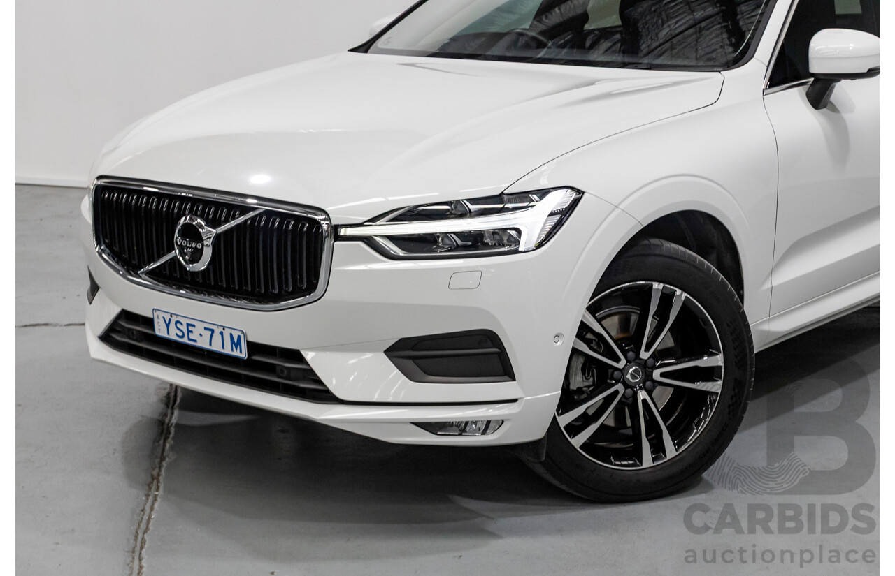 10/2018 Volvo XC60 D4 Momentum (AWD) 246 MY19 4d Wagon Ice White Twin Turbo Diesel 2.0L