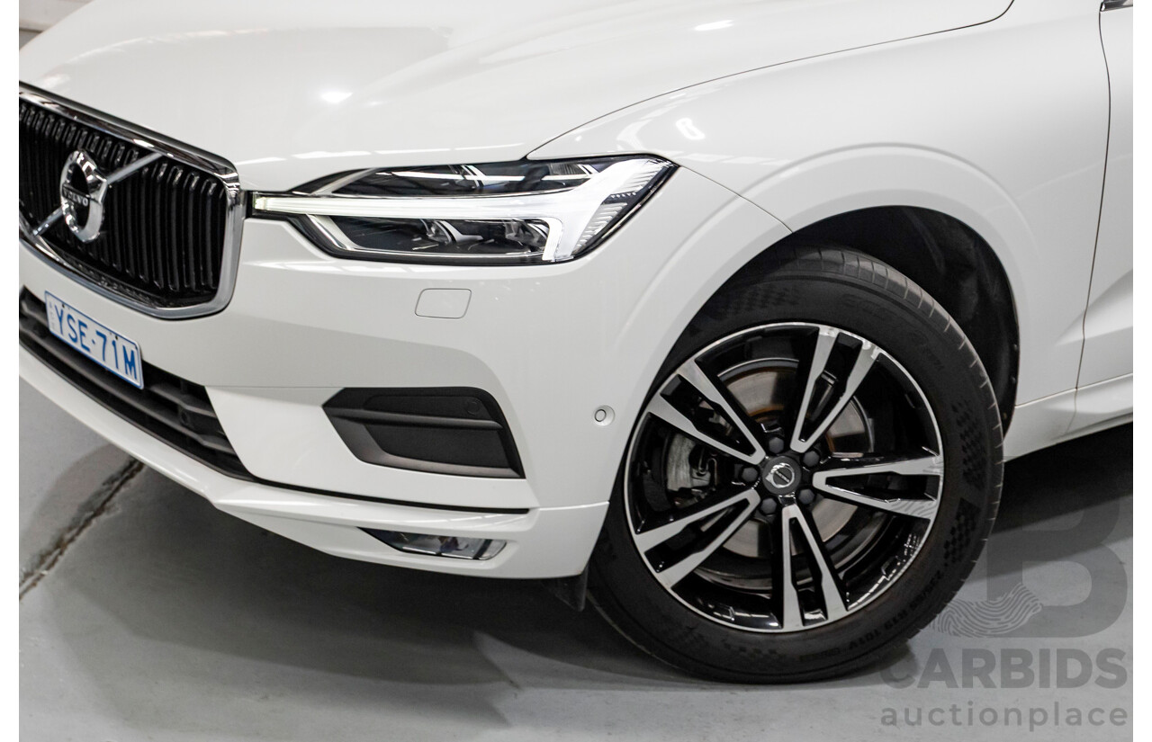 10/2018 Volvo XC60 D4 Momentum (AWD) 246 MY19 4d Wagon Ice White Twin Turbo Diesel 2.0L