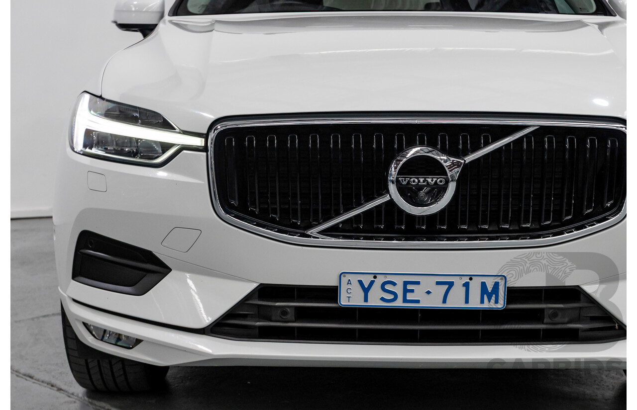 10/2018 Volvo XC60 D4 Momentum (AWD) 246 MY19 4d Wagon Ice White Twin Turbo Diesel 2.0L