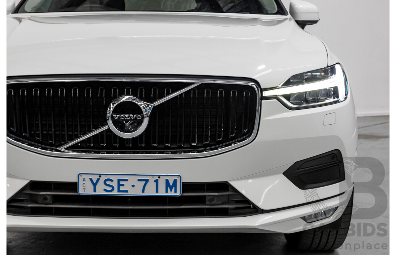 10/2018 Volvo XC60 D4 Momentum (AWD) 246 MY19 4d Wagon Ice White Twin Turbo Diesel 2.0L