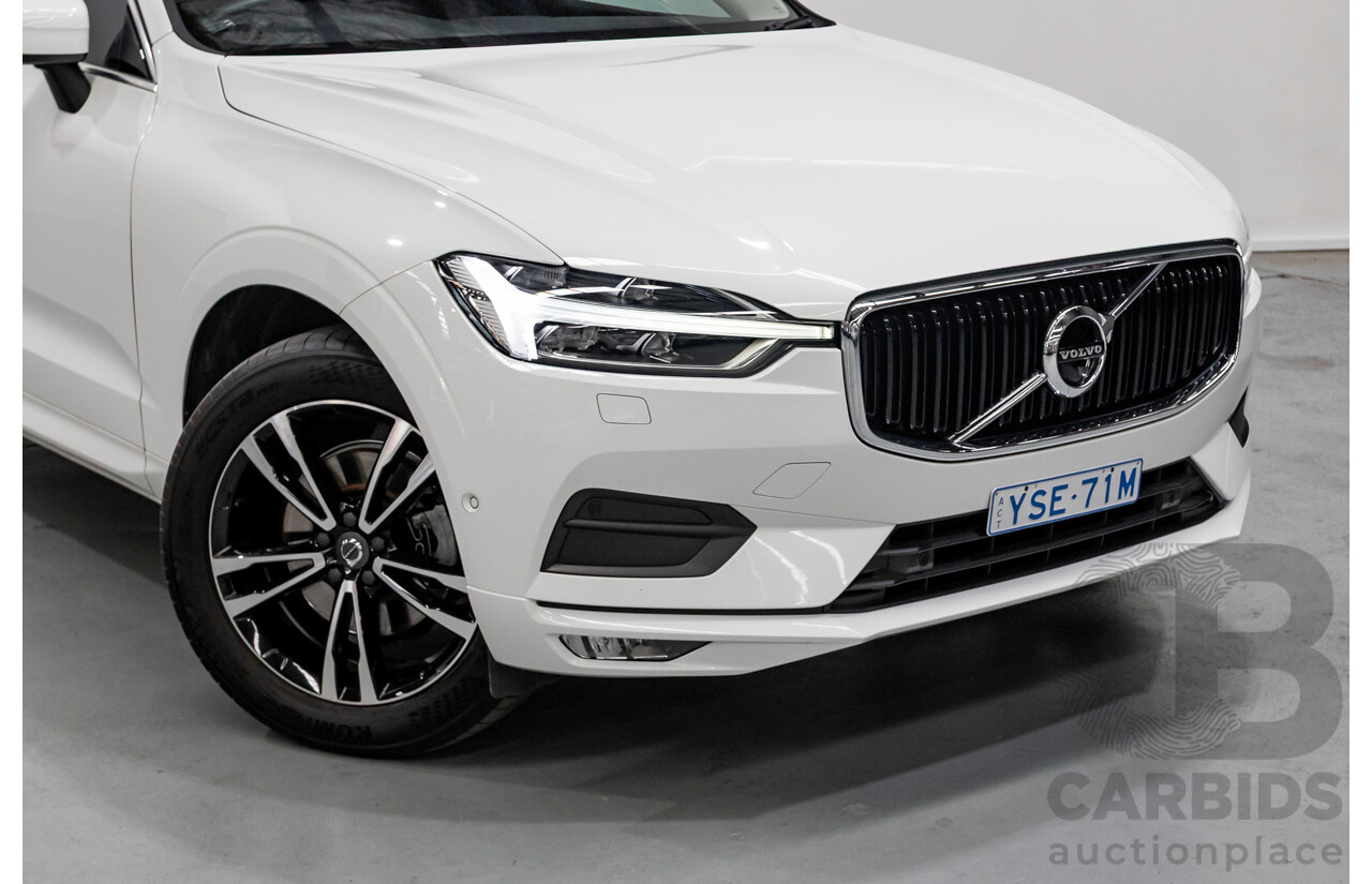 10/2018 Volvo XC60 D4 Momentum (AWD) 246 MY19 4d Wagon Ice White Twin Turbo Diesel 2.0L