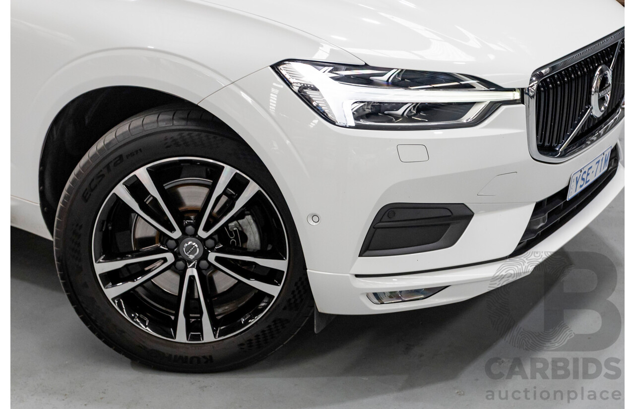10/2018 Volvo XC60 D4 Momentum (AWD) 246 MY19 4d Wagon Ice White Twin Turbo Diesel 2.0L