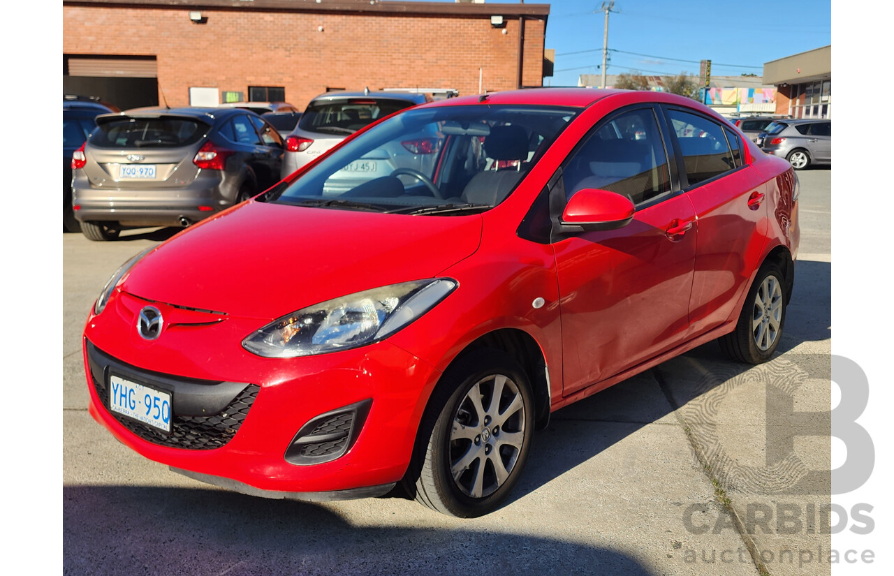 06/2010 Mazda Mazda2 MAXX DE 5d Hatchback Red 1.5L
