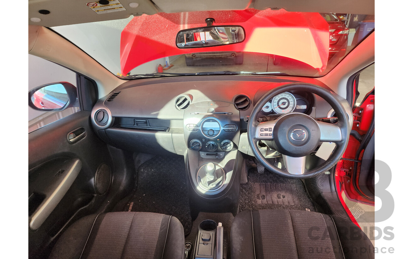 06/2010 Mazda Mazda2 MAXX DE 5d Hatchback Red 1.5L