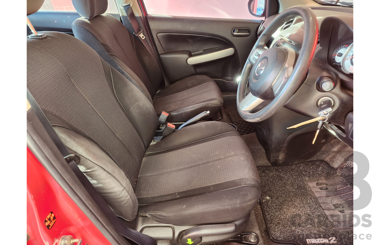 06/2010 Mazda Mazda2 MAXX DE 5d Hatchback Red 1.5L
