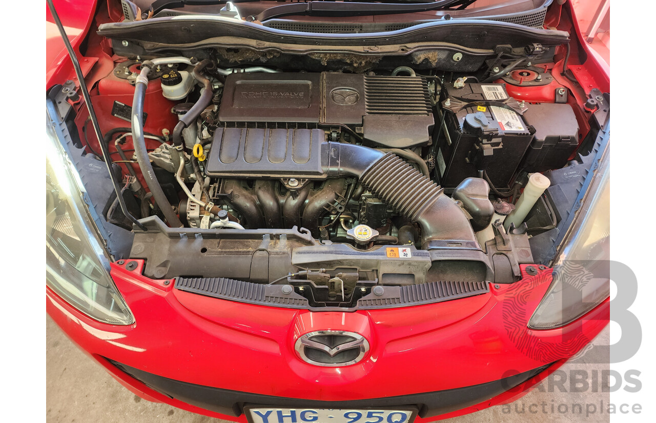 06/2010 Mazda Mazda2 MAXX DE 5d Hatchback Red 1.5L