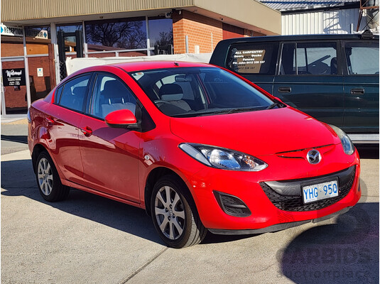 06/2010 Mazda Mazda2 MAXX DE 5d Hatchback Red 1.5L