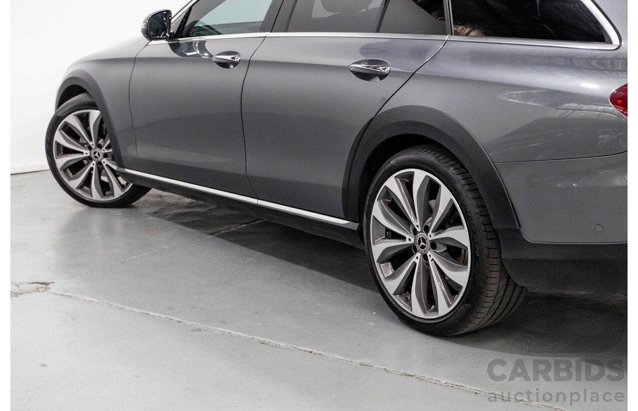 10/2017 Mercedes Benz E220d All Terrain (AWD) 213 MY18 4d Estate Selenite Grey Metallic Turbo Diesel 2.0L