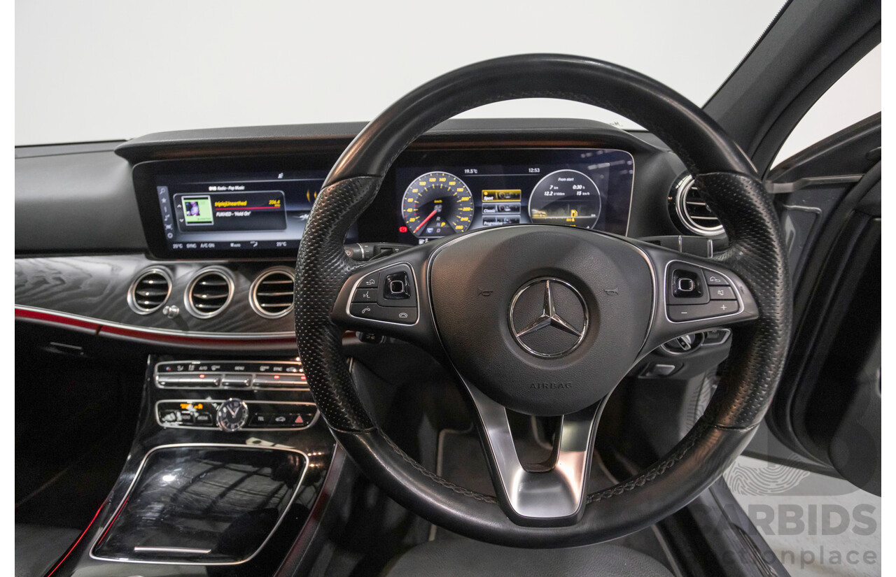 10/2017 Mercedes Benz E220d All Terrain (AWD) 213 MY18 4d Estate Selenite Grey Metallic Turbo Diesel 2.0L