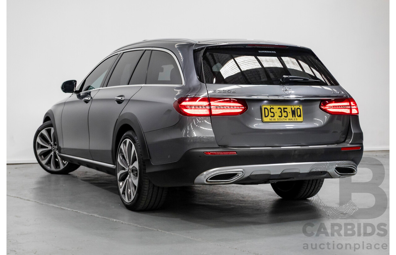 10/2017 Mercedes Benz E220d All Terrain (AWD) 213 MY18 4d Estate Selenite Grey Metallic Turbo Diesel 2.0L