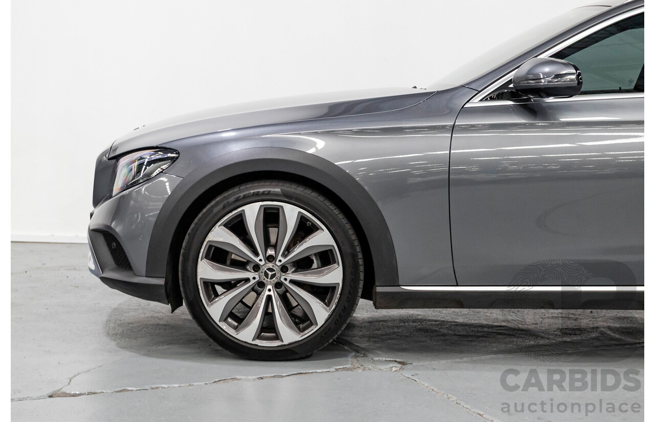 10/2017 Mercedes Benz E220d All Terrain (AWD) 213 MY18 4d Estate Selenite Grey Metallic Turbo Diesel 2.0L