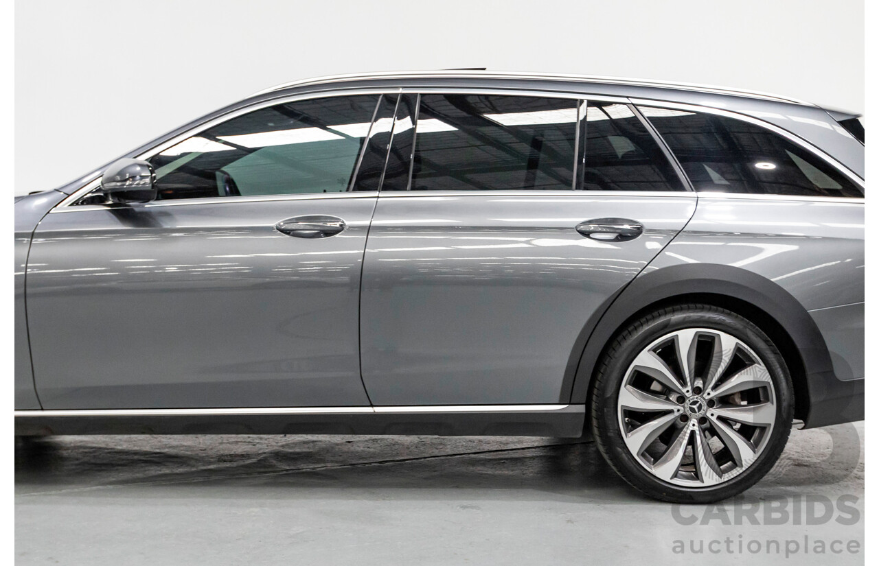 10/2017 Mercedes Benz E220d All Terrain (AWD) 213 MY18 4d Estate Selenite Grey Metallic Turbo Diesel 2.0L