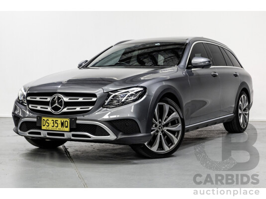 10/2017 Mercedes-Benz E220d All Terrain (AWD) 213 MY18 4d Estate Selenite Gray Metallic Turbo Diesel 2.0L