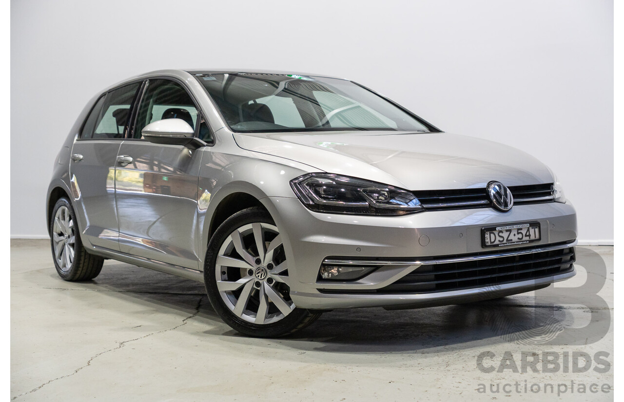 11/2017 Volkswagen Golf 110 TSI Highline AU MY18 5d Hatchback Tungsten Silver Metallic Turbo 1.4L