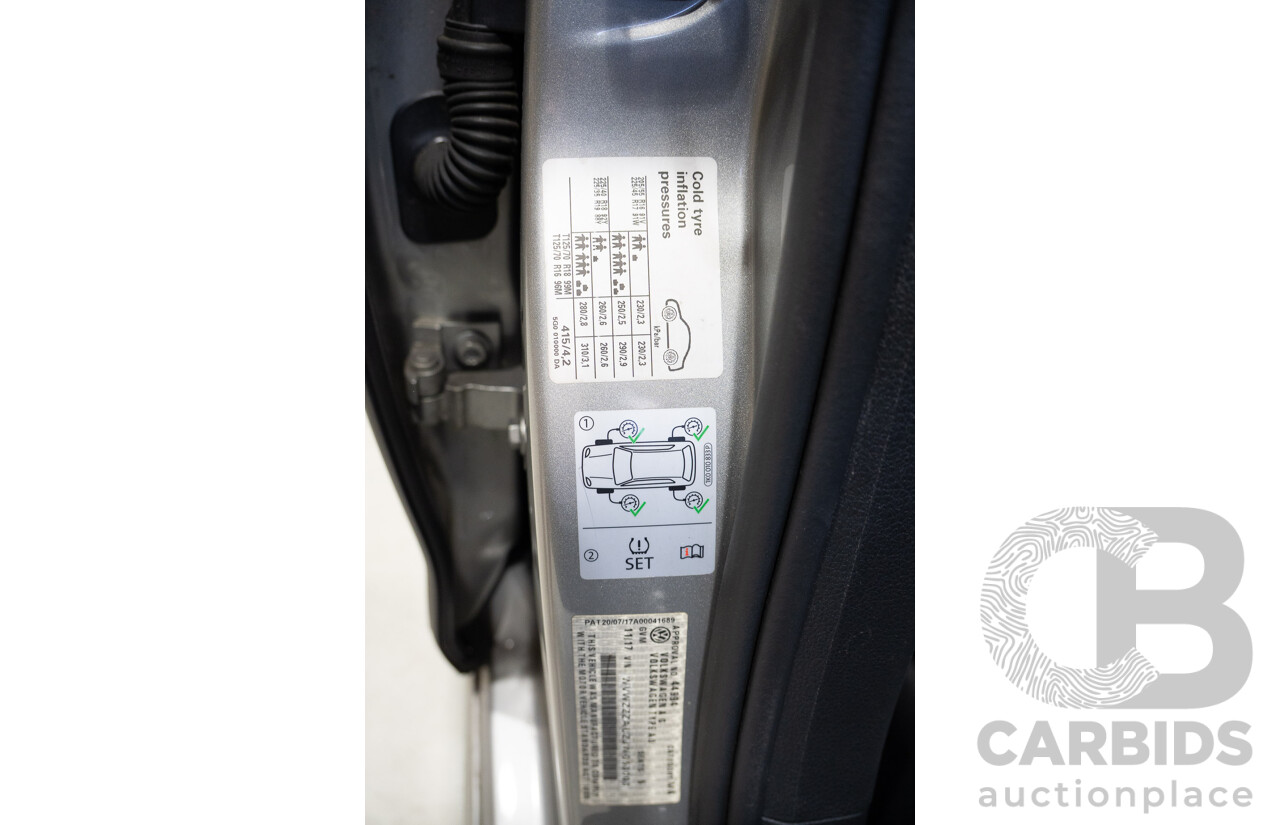 11/2017 Volkswagen Golf 110 TSI Highline AU MY18 5d Hatchback Tungsten Silver Metallic Turbo 1.4L
