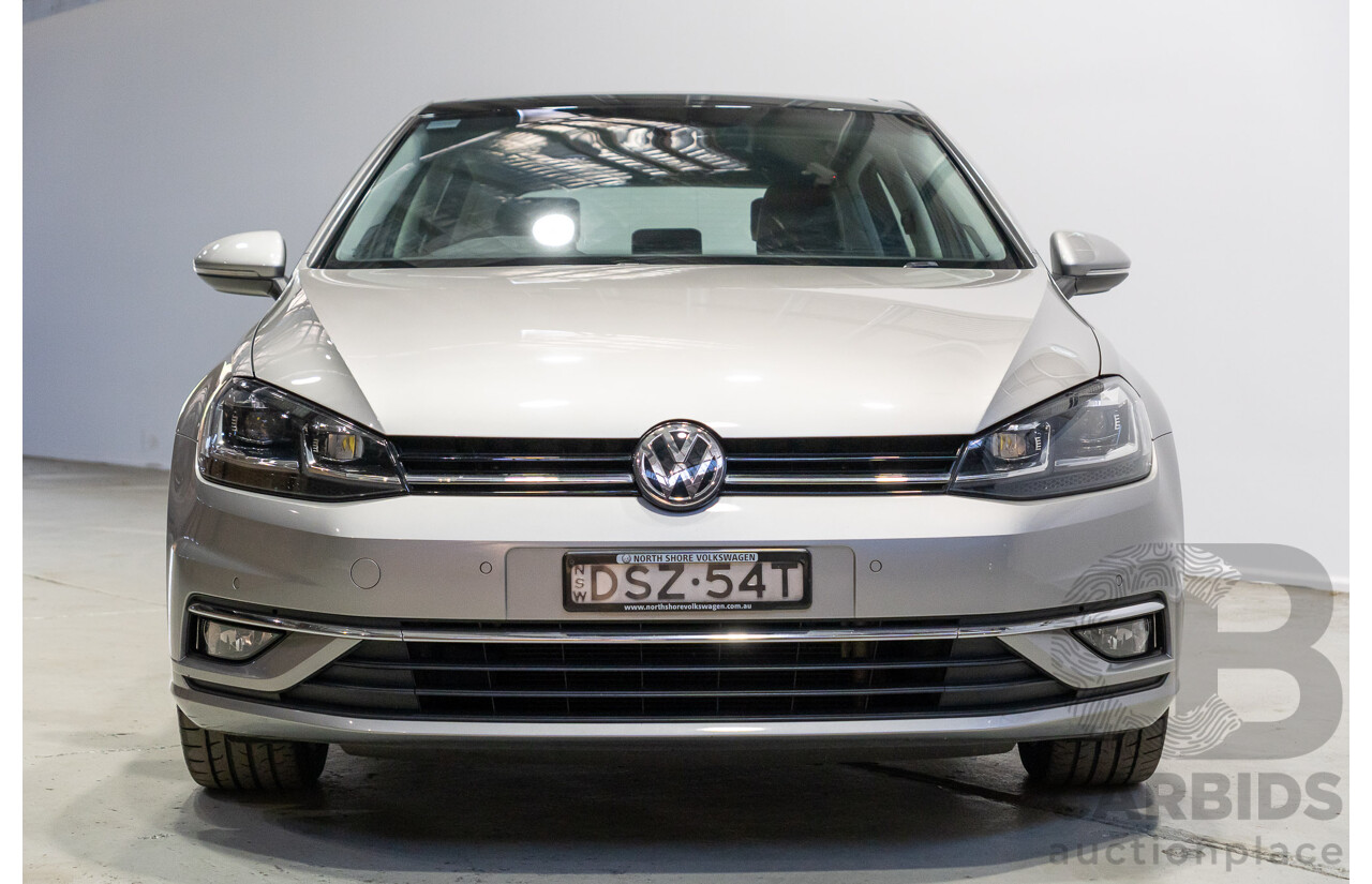 11/2017 Volkswagen Golf 110 TSI Highline AU MY18 5d Hatchback Tungsten Silver Metallic Turbo 1.4L