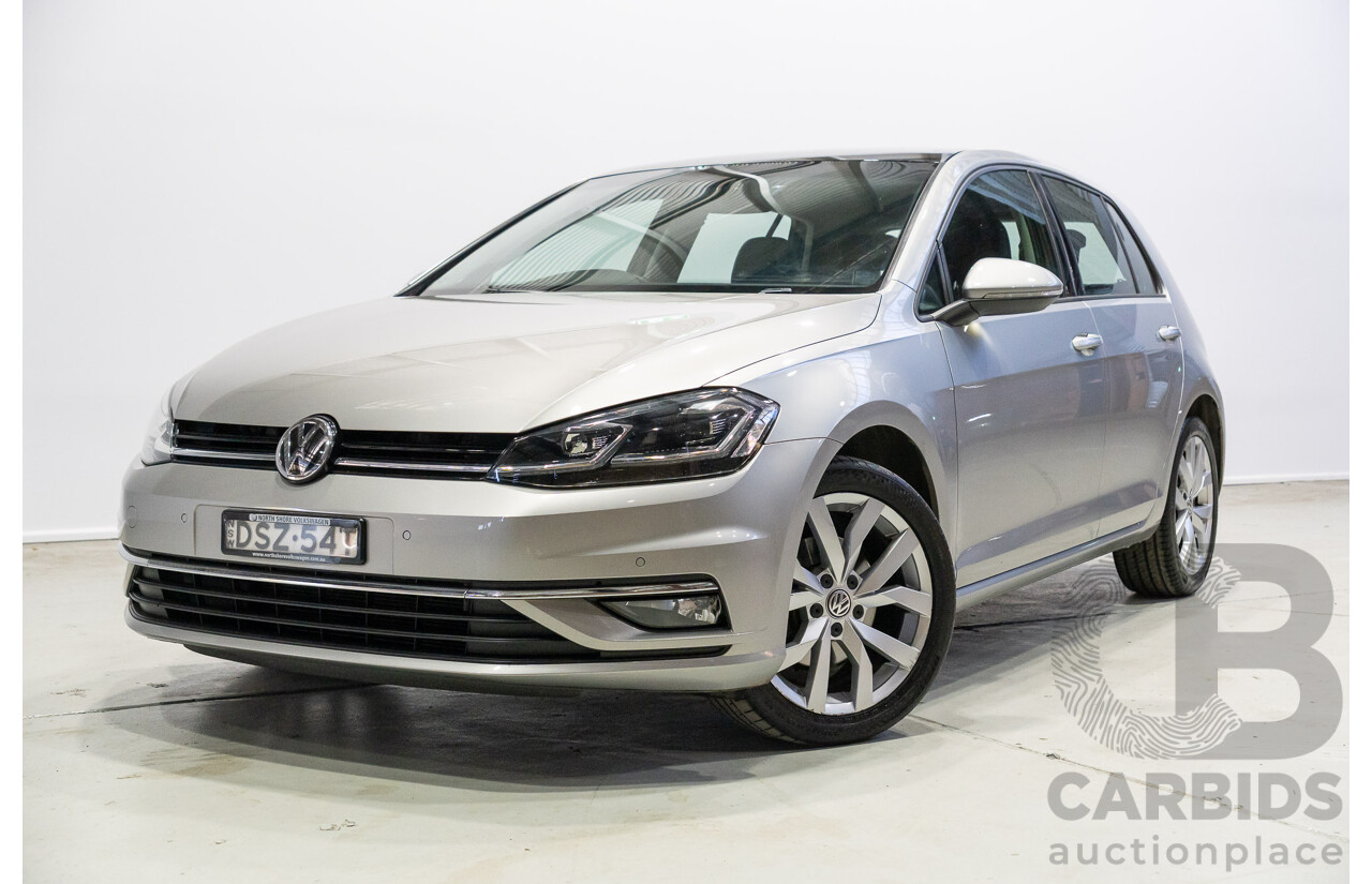 11/2017 Volkswagen Golf 110 TSI Highline AU MY18 5d Hatchback Tungsten Silver Metallic Turbo 1.4L