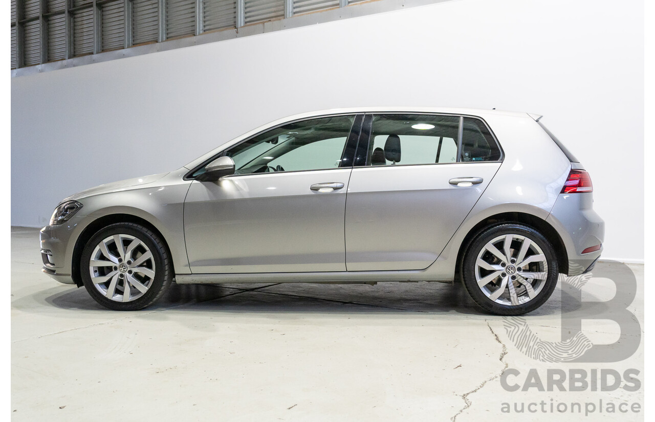 11/2017 Volkswagen Golf 110 TSI Highline AU MY18 5d Hatchback Tungsten Silver Metallic Turbo 1.4L