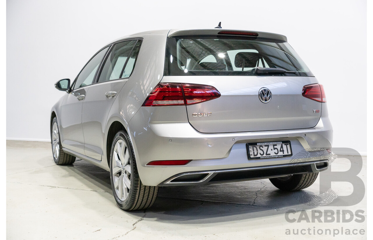 11/2017 Volkswagen Golf 110 TSI Highline AU MY18 5d Hatchback Tungsten Silver Metallic Turbo 1.4L