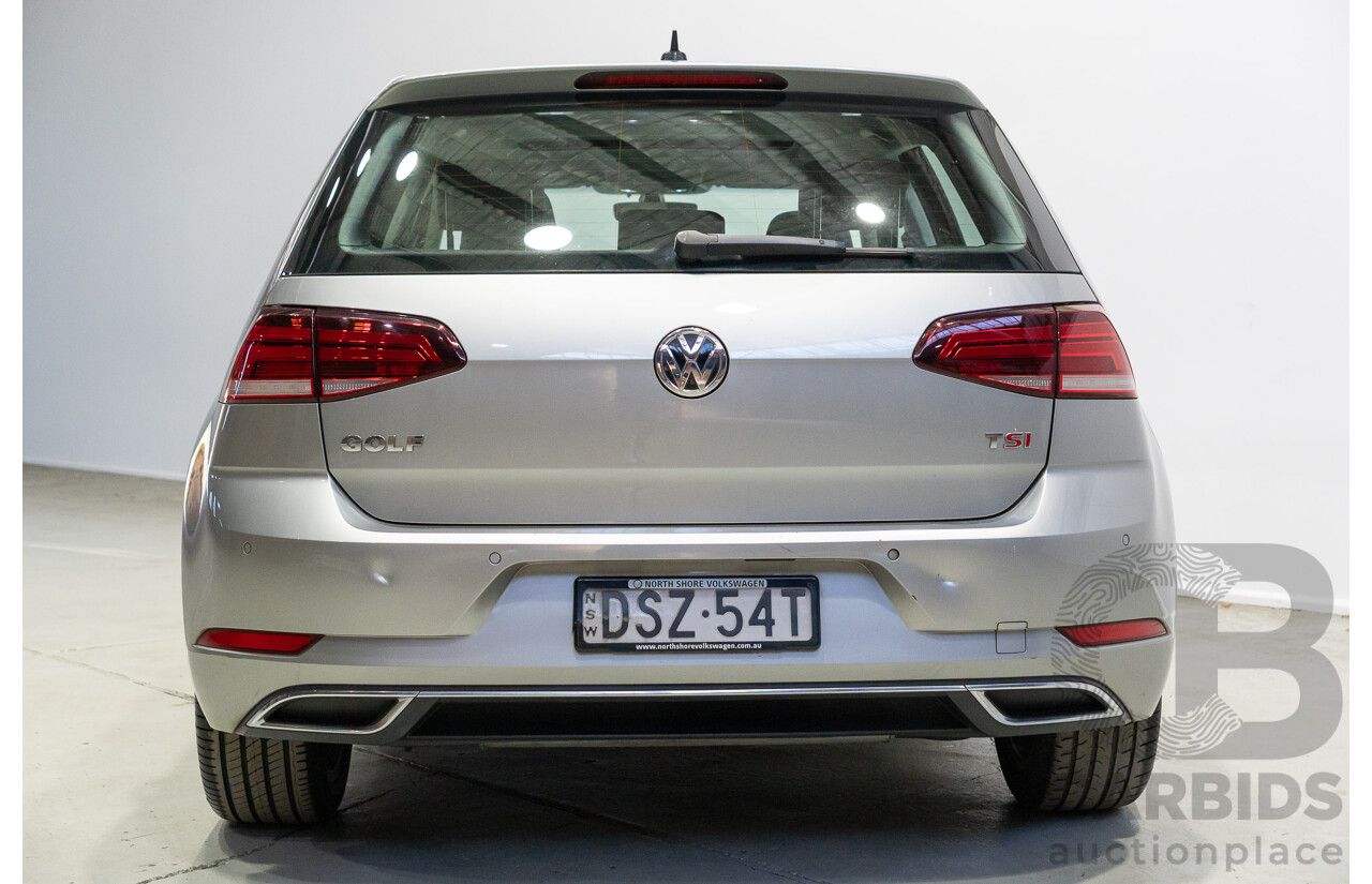 11/2017 Volkswagen Golf 110 TSI Highline AU MY18 5d Hatchback Tungsten Silver Metallic Turbo 1.4L