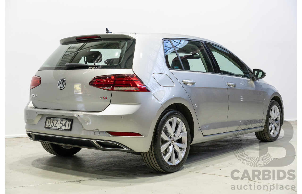 11/2017 Volkswagen Golf 110 TSI Highline AU MY18 5d Hatchback Tungsten Silver Metallic Turbo 1.4L