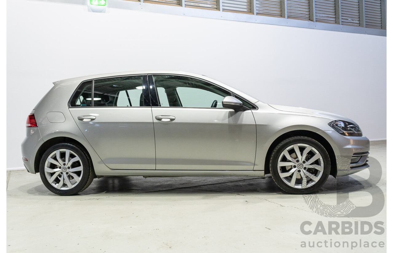 11/2017 Volkswagen Golf 110 TSI Highline AU MY18 5d Hatchback Tungsten Silver Metallic Turbo 1.4L