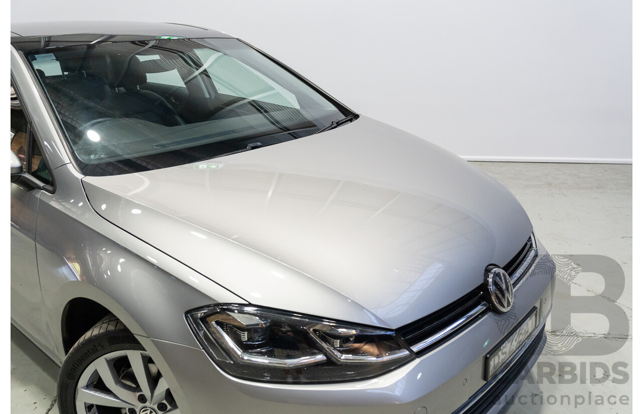 11/2017 Volkswagen Golf 110 TSI Highline AU MY18 5d Hatchback Tungsten Silver Metallic Turbo 1.4L
