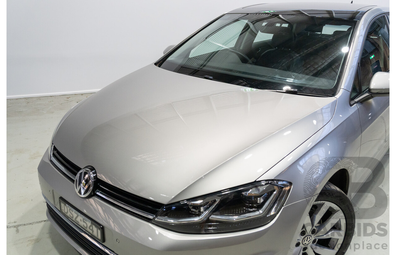 11/2017 Volkswagen Golf 110 TSI Highline AU MY18 5d Hatchback Tungsten Silver Metallic Turbo 1.4L