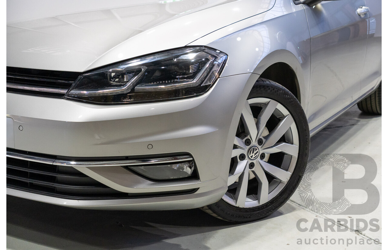 11/2017 Volkswagen Golf 110 TSI Highline AU MY18 5d Hatchback Tungsten Silver Metallic Turbo 1.4L