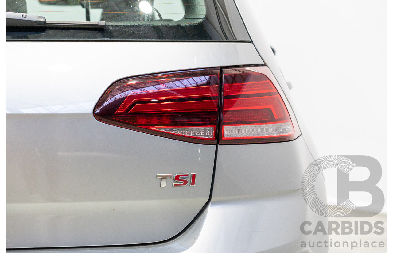 11/2017 Volkswagen Golf 110 TSI Highline AU MY18 5d Hatchback Tungsten Silver Metallic Turbo 1.4L